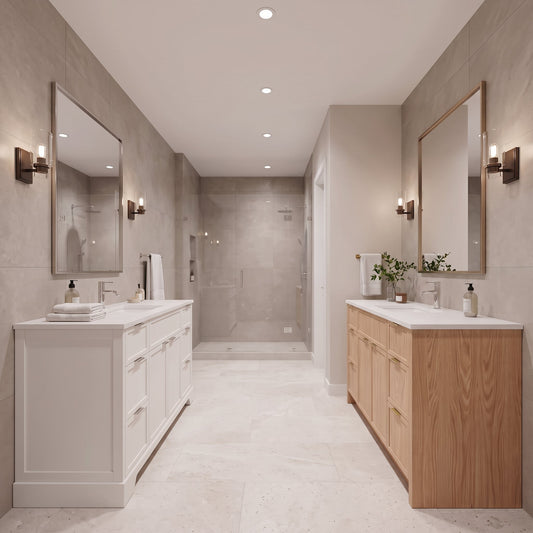 White Oak vs. Painted: Choosing Between the Rosseau and Joseph Collections