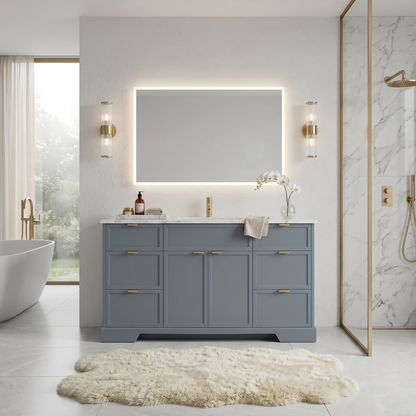 The Joseph 60" Custom Painted Bathroom Vanity