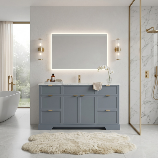 The Joseph 60" Custom Painted Bathroom Vanity