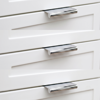 Joseph in White Collection with Silver Hardware